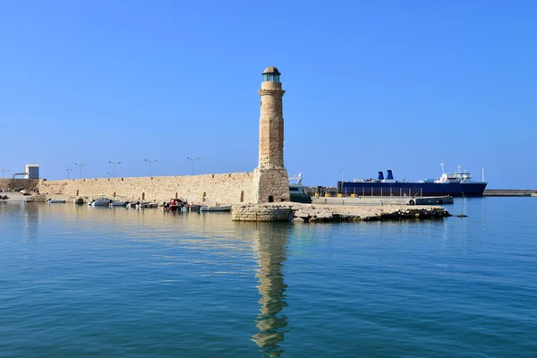 Památného majáku Rethymno — Stock fotografie