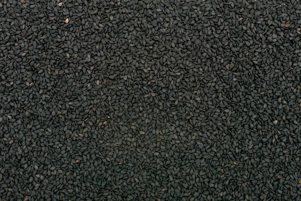 Black sesame seeds texture — Stock Photo, Image