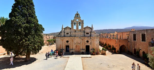 Griekse klooster landmark — Stockfoto