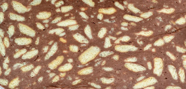 Biscotto al cioccolato consistenza torta — Foto Stock