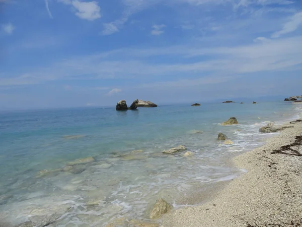 Plaży na wyspie Lefkada — Zdjęcie stockowe