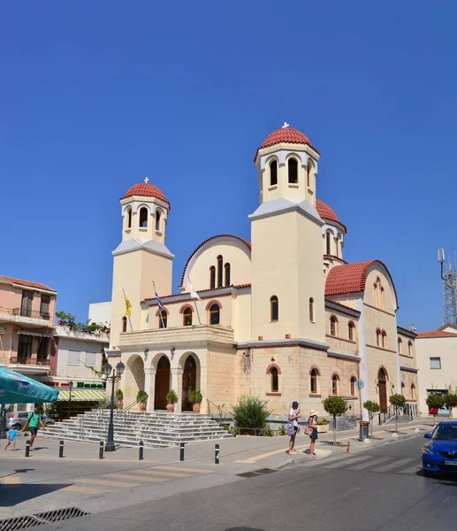 Rethymno mučedník kostel — Stock fotografie