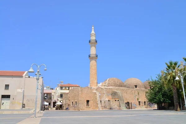 Rethymno-moskeen Neratzes – stockfoto