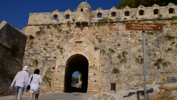 Fortezza fortress main gate — Stock Video