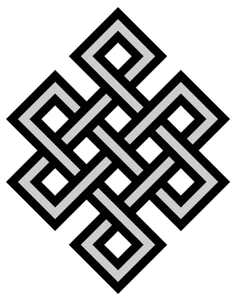 Tibetan knot symbol — Stock Photo, Image