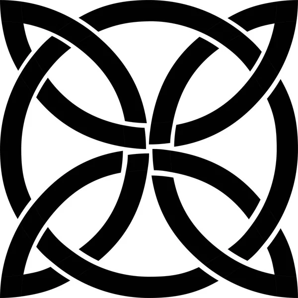 Keltský kříž modrý symbol — Stock fotografie