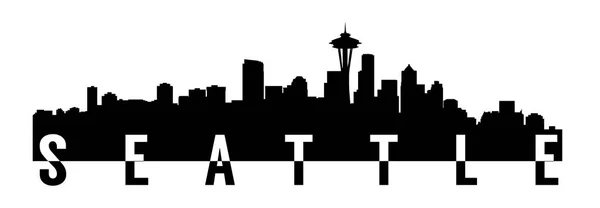Skyline di Seattle città — Foto Stock