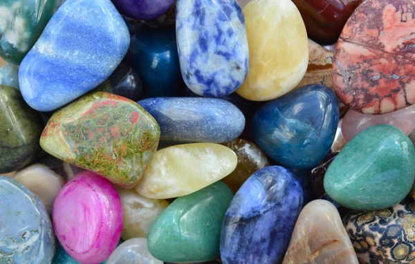 Gem stones pattern — Stock Photo, Image