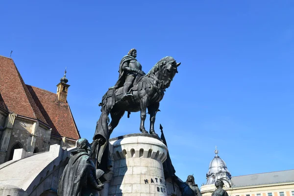 Estátua de Cluj-Napoca — Fotografia de Stock