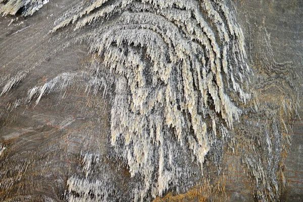 소금 광산 벽 텍스처 — 스톡 사진