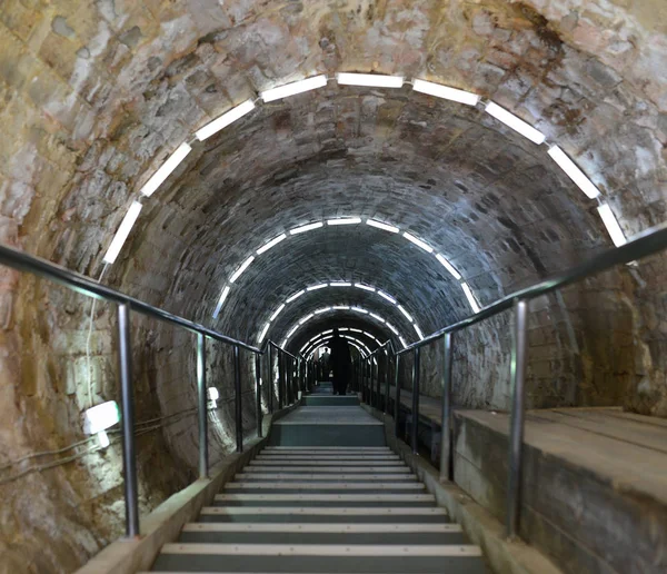 Túnel de entrada de mina de sal — Fotografia de Stock