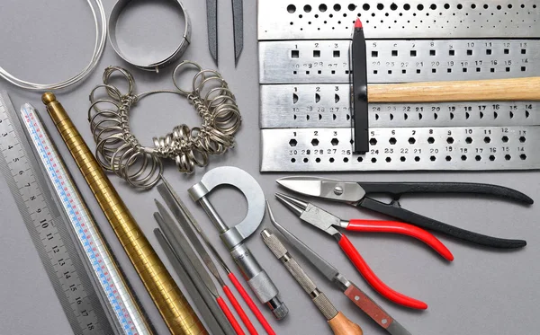 Jeweler tools background — Stock Photo, Image