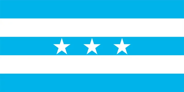 Guayaquil stad vlag — Stockfoto