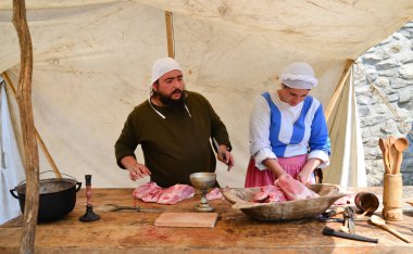 Ortaçağ yemek insanlar