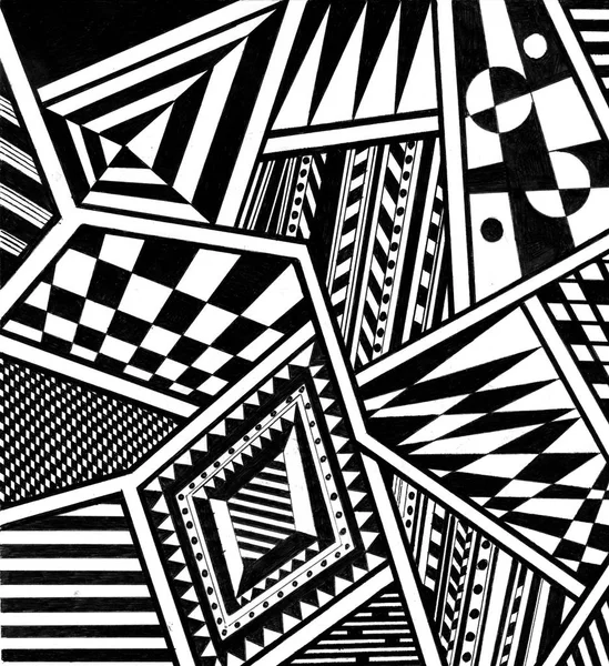 Muster abstrakter Formen — Stockfoto