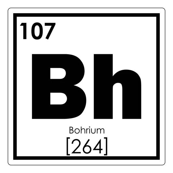 Elemento químico de bohrio —  Fotos de Stock