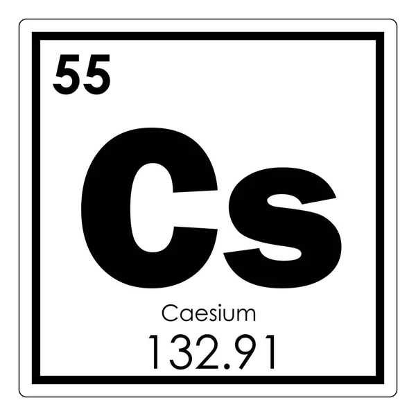 Cesium scheikundig element — Stockfoto