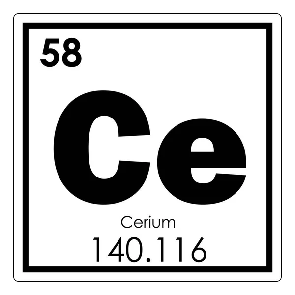 Cerium scheikundig element — Stockfoto