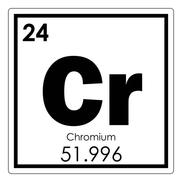 Krom kimyasal element — Stok fotoğraf