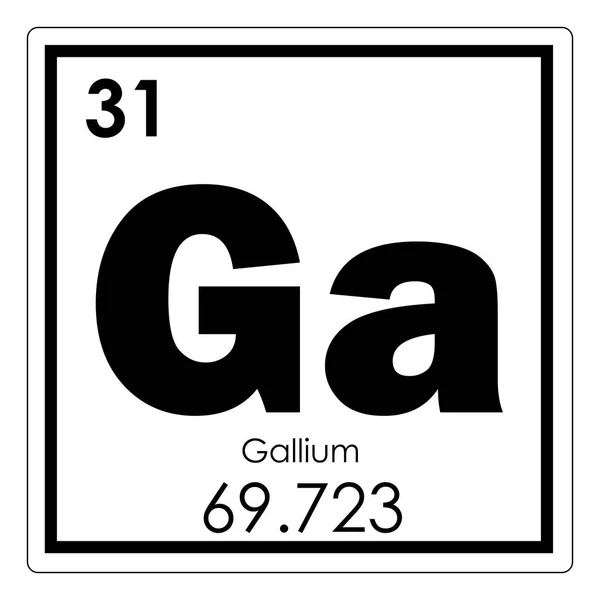 Chemisches Element Gallium — Stockfoto