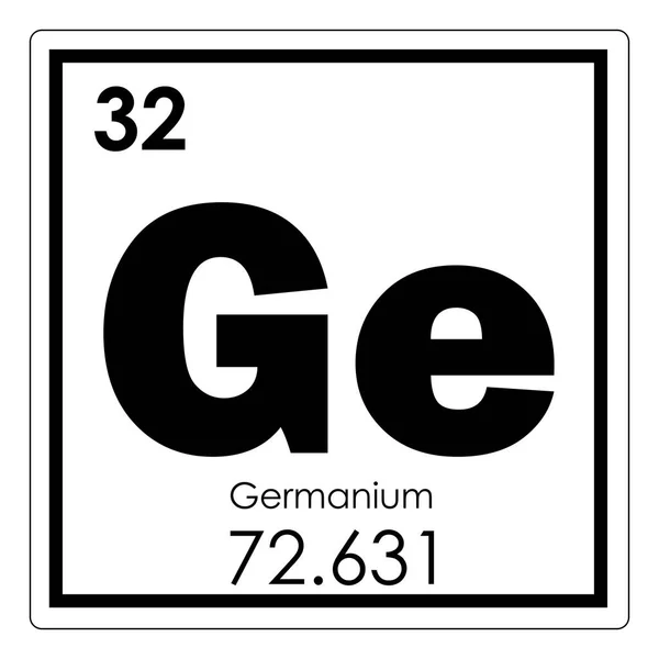 Elemento químico germanio — Foto de Stock