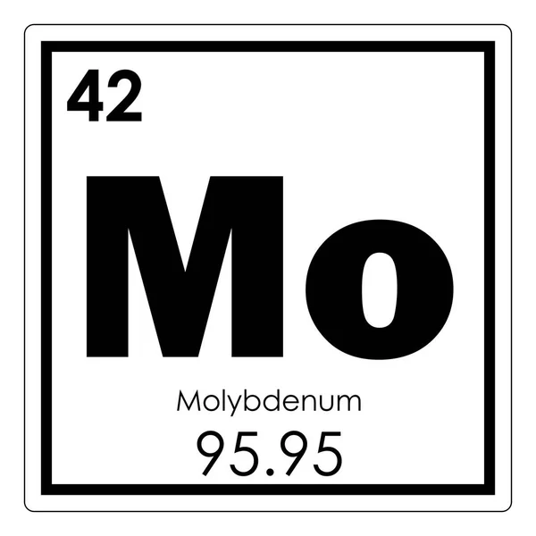 Molibdeno elemento chimico — Foto Stock
