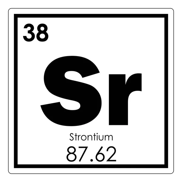 Chemisches Element Strontium — Stockfoto
