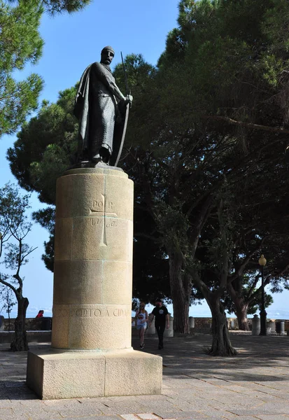 King Afonso statue — Stock Photo, Image