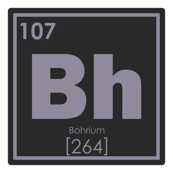 Bohrium 化学元素 — 图库照片