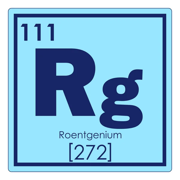 Roentgeniumv elemento químico — Fotografia de Stock