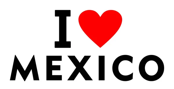 I love Mexico — Stock Photo, Image