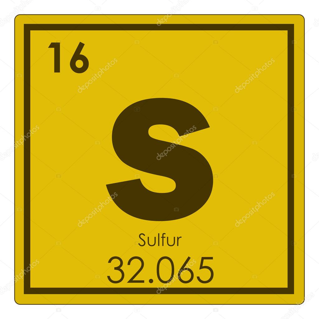 Sulfur chemical element