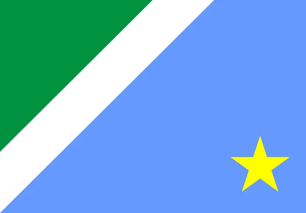 Mato Grosso do Sul flag Brazil — Stockfoto
