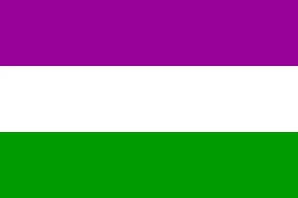 United States America Suffragette Flag Hisorical Symbol — Stock Photo, Image