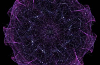 soyut fraktal şekli