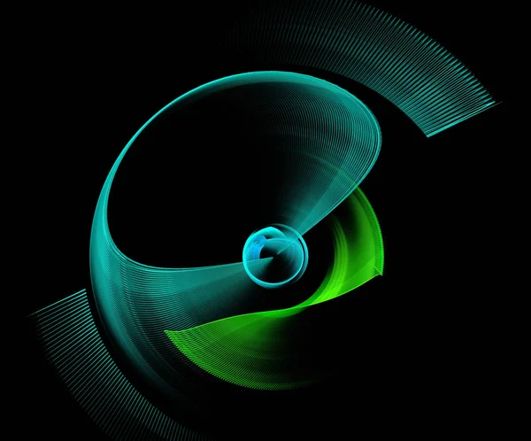 soyut fraktal şekli