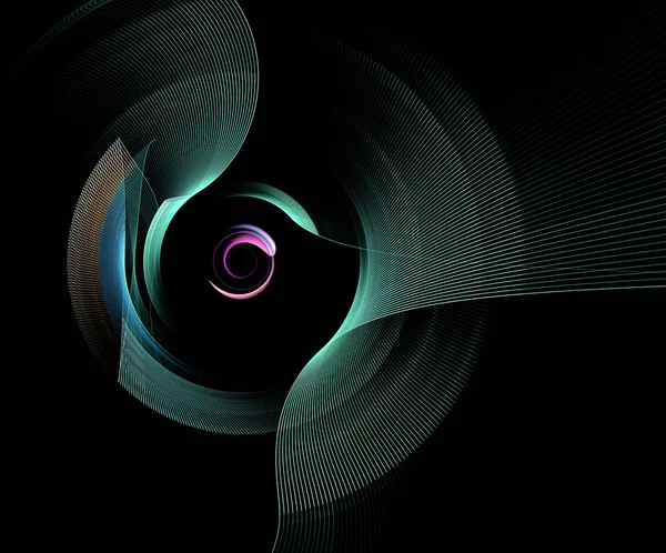 soyut fraktal şekli