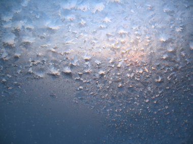 donmuş kış penceresi