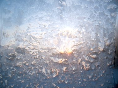 donmuş kış penceresi