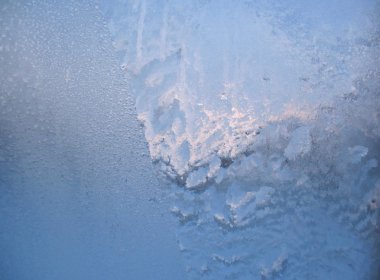 donmuş kış penceresi