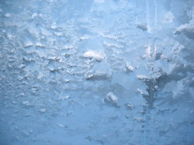 donmuş kış penceresi