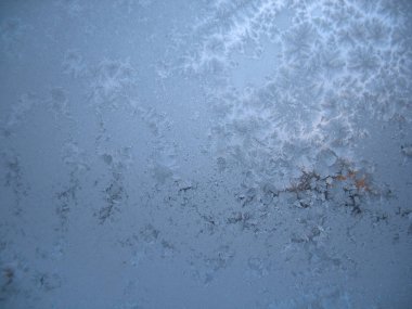 donmuş kış penceresi