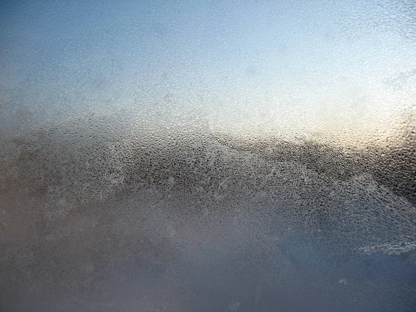 Vidrio de ventana y gotas de agua — Foto de Stock