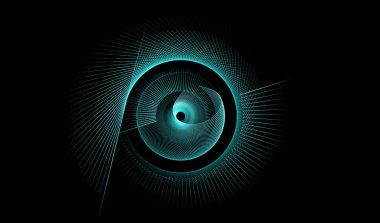 soyut fraktal sarmal model