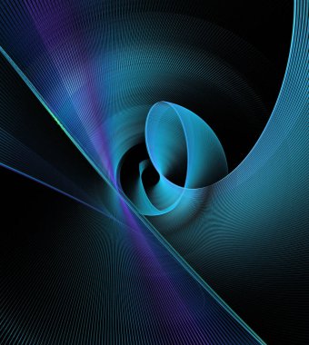 soyut fraktal sarmal model