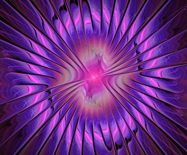 soyut çok renkli fraktal desen