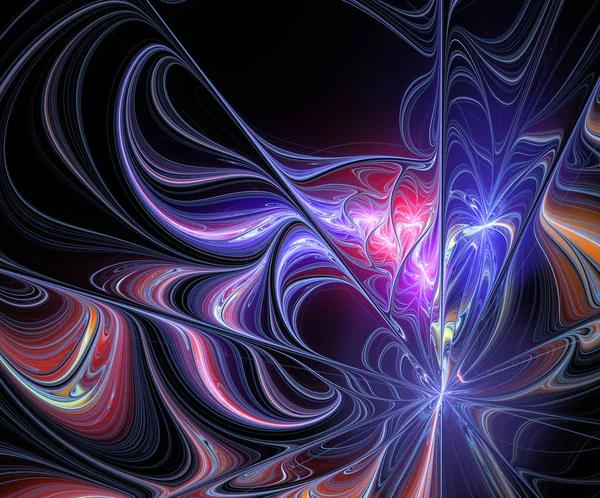 Patrón fractal multicolor abstracto —  Fotos de Stock