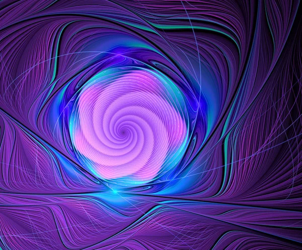 Αφηρημένη fractal spiral μοτίβο — Φωτογραφία Αρχείου