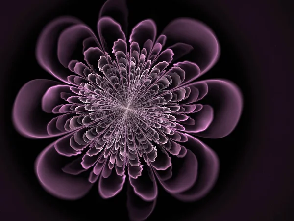 Abstrakt blomma fractal form — Stockfoto