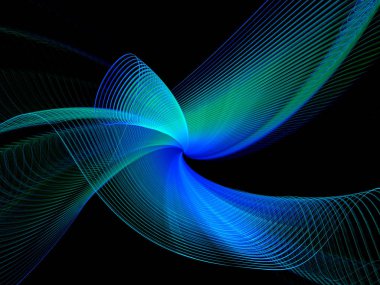 soyut çok renkli fraktal desen